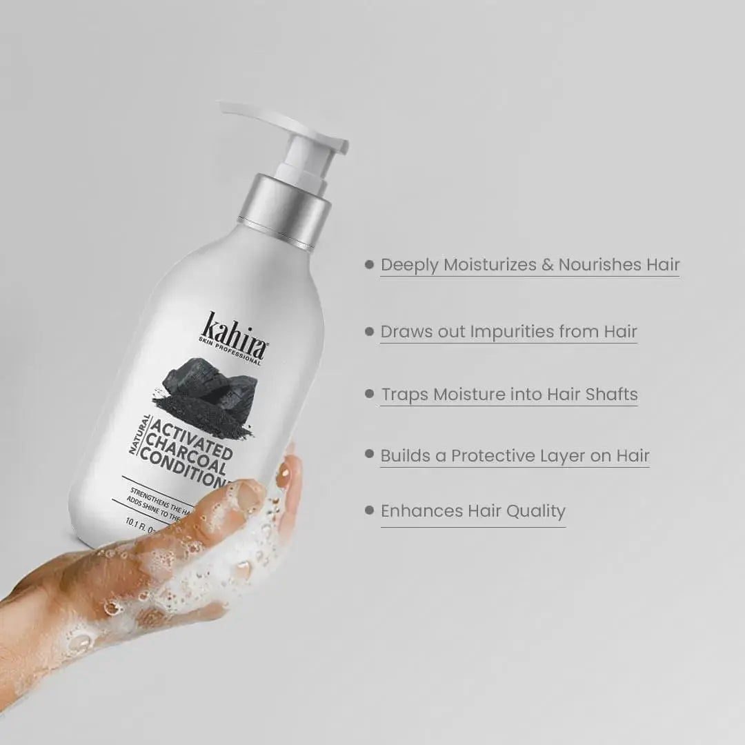 Clean & Smooth Hair With This Activated Charcoal Conditioner buykahira