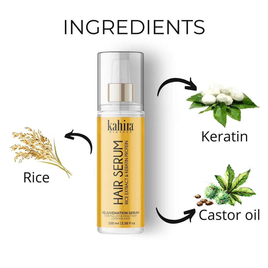 Kahira Hair Serum Rice Extract & Keratin Protein buykahira