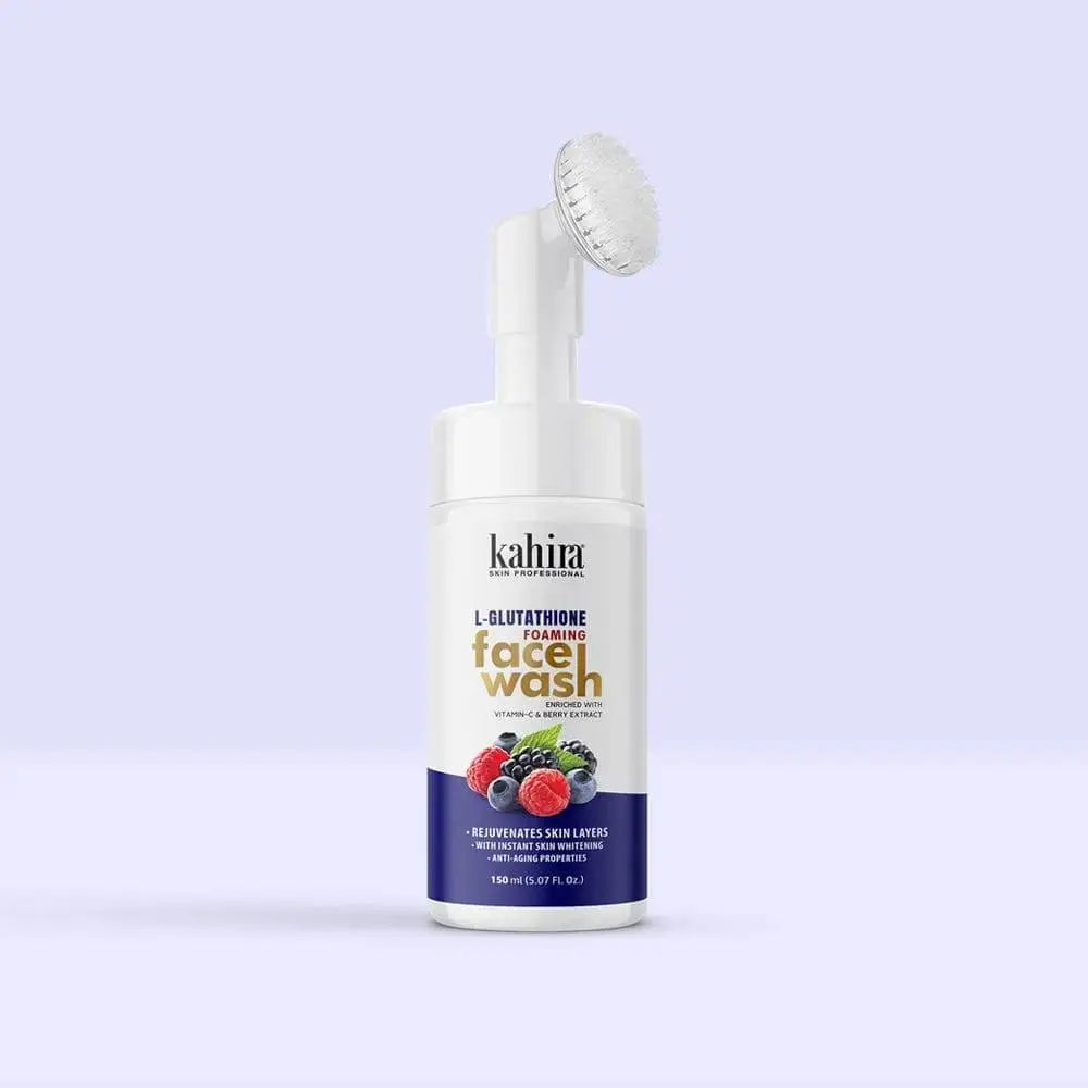 Gluothine Foaming Face Wash With Brush For Bright Skin. – buykahira