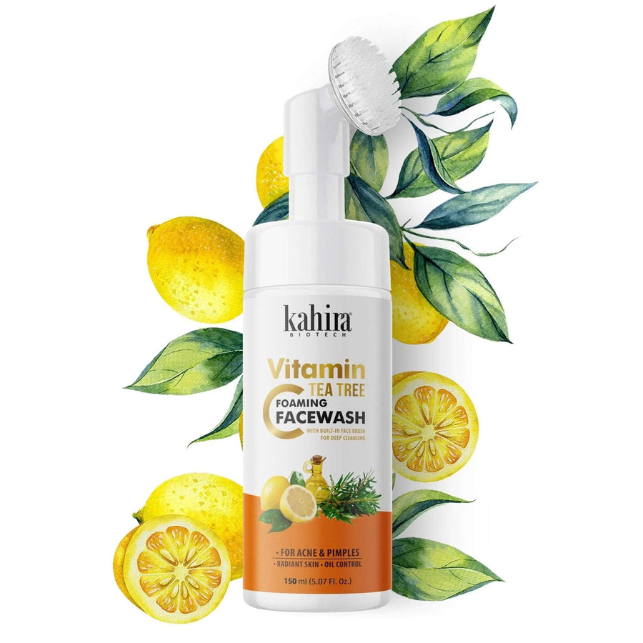 Kahira Vitamin C & Tea Tree Foaming Face Wash buykahira